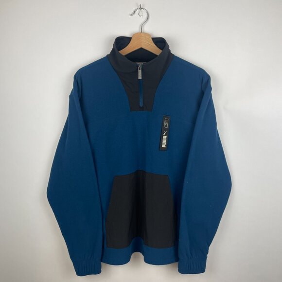 Puma Quarter-Zip Pullover Fleece Sweatshirt - Picture 3 of 6